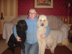 Rebecca with dogs
